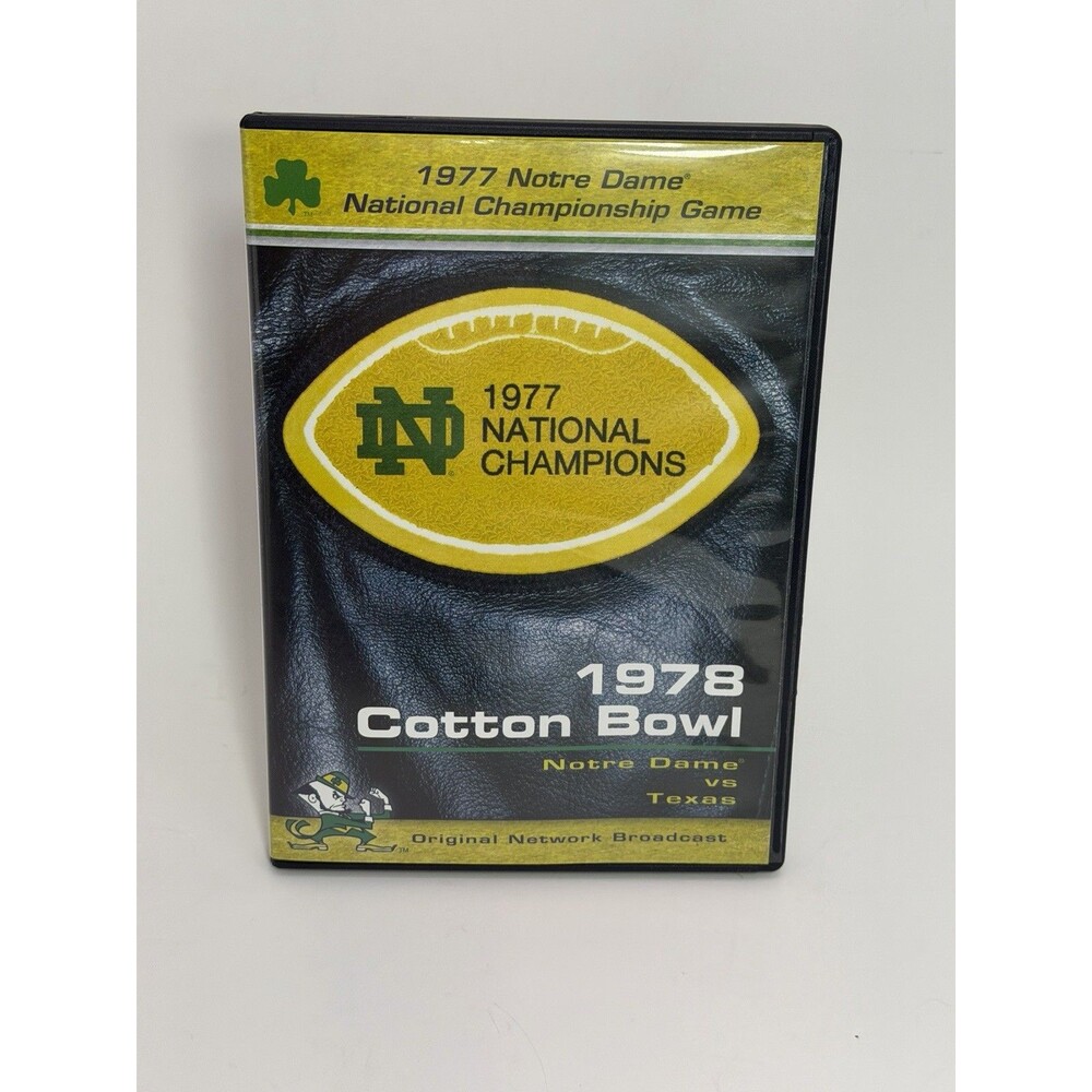Notre Dame 1978 Cotton Bowl Game - Original NBC Network Broadcast DVD Full Game